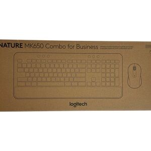 Logitech Signature MK650 Combo for Business Wireless Mouse and Keyboard Graphite